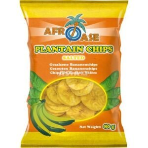 Plantain Chips Salted 20 X 80 G