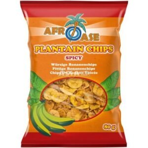 Plantain Chips Spicy 20 X 80 G