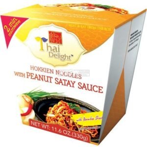 THAI DELIGHT Hokkien Noodles Peanut Satay