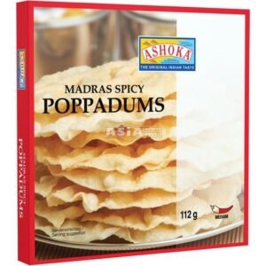 Poppadom Madras Spicy 12 X 112 G