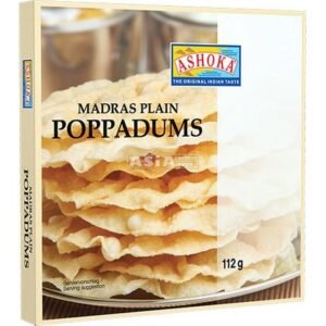 Poppadom Madras Plain 12 X 112 G