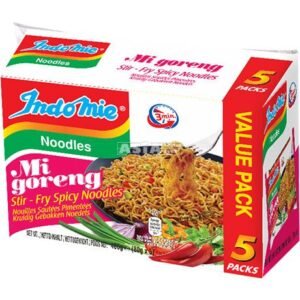INDOMIE Instant Noodles Mi Goreng Pedas 5-Pack