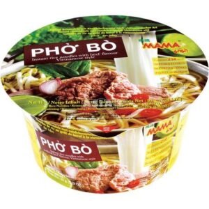 MAMA Instant Rice Noodles Beef Pho Bo Bowl