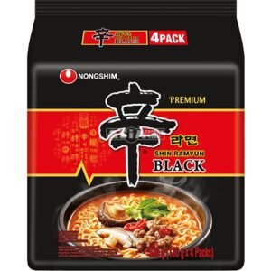 NONGSHIM Instant Noodles Shin Ramyun Black 4-Pack