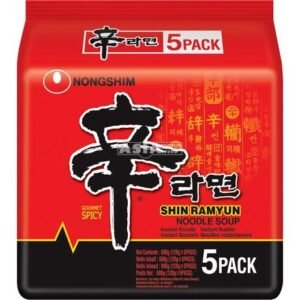 NONGSHIM Instant Noodles Shin Ramyun 5-Pack