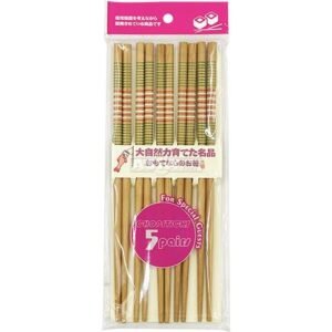 Chopsticks Bamboo with Lines 40 X 5 PCS
