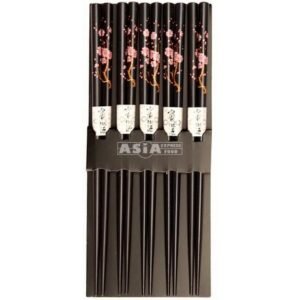 Chopsticks Japanese Black 40 X 5 PCS