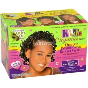 AFRICA'S BEST Relaxer Kit for Children Organic Regular 12 X 1 PCS